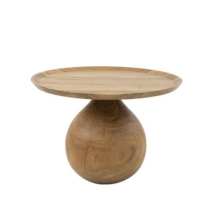 Modera - Salontafel massieve voet rond - Massief acacia naturel