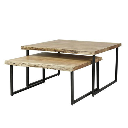 Modera - Salontafel set-2 edge - Massief acacia naturel