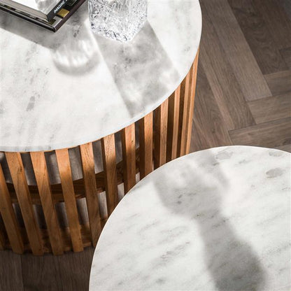 Modera - Salontafel set-2  sunset - Wit marmer