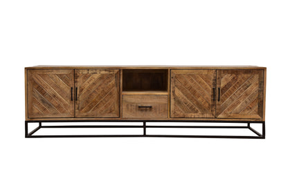 Mangohouten TV Meubel Sabia 200 cm met 1 lade