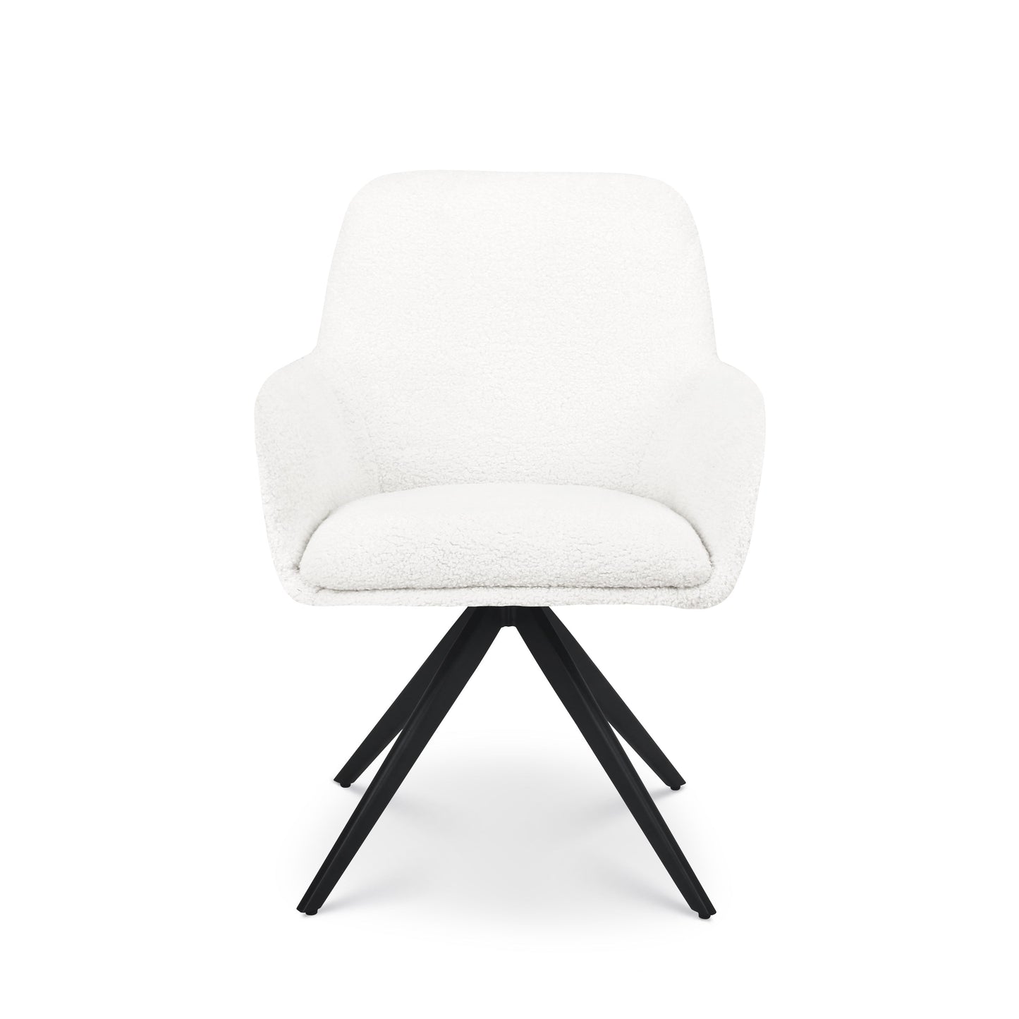 Eetkamerstoel Lynn teddy wit