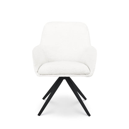 Eetkamerstoel Lynn teddy wit