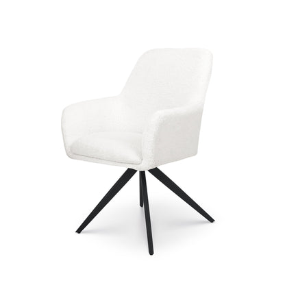 Eetkamerstoel Lynn teddy wit