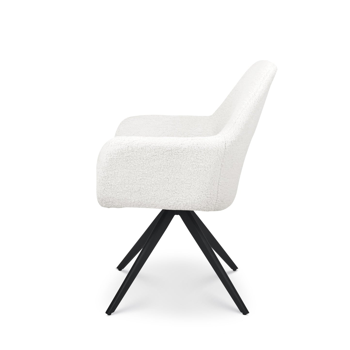 Eetkamerstoel Lynn teddy wit