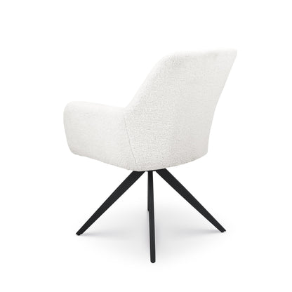 Eetkamerstoel Lynn teddy wit