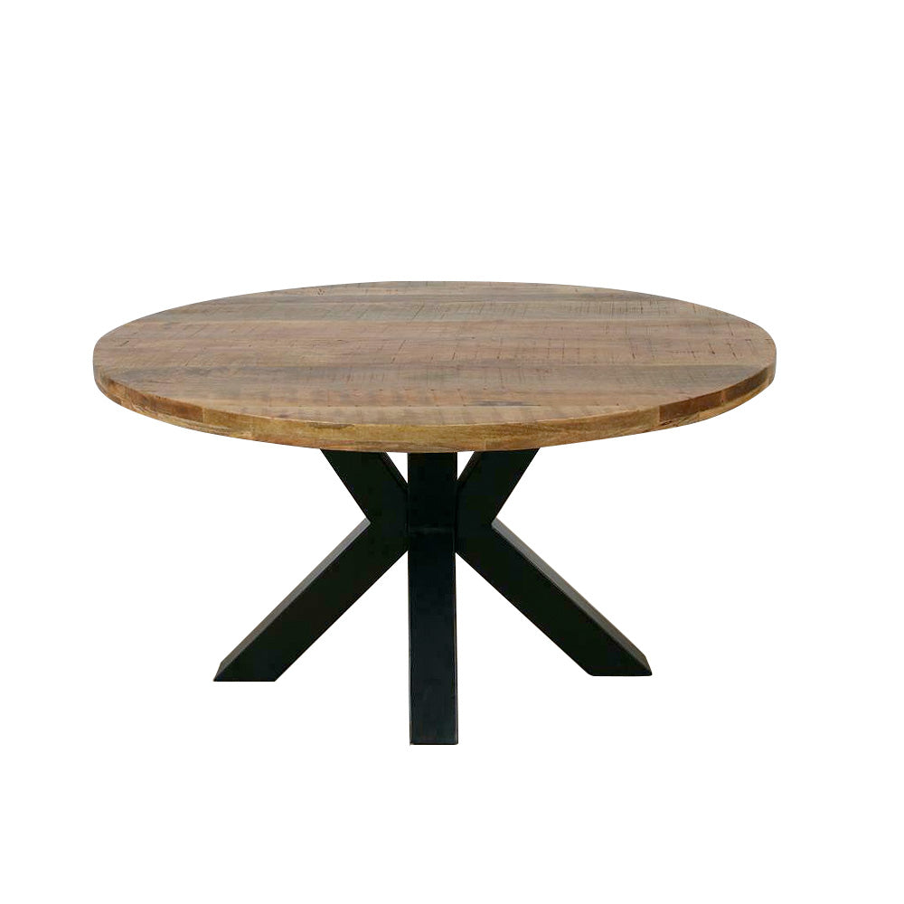 Mangohouten Eettafel Rond Tara 160 cm (5cm)