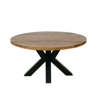 Mangohouten Eettafel Rond Tara 160 cm (5cm)