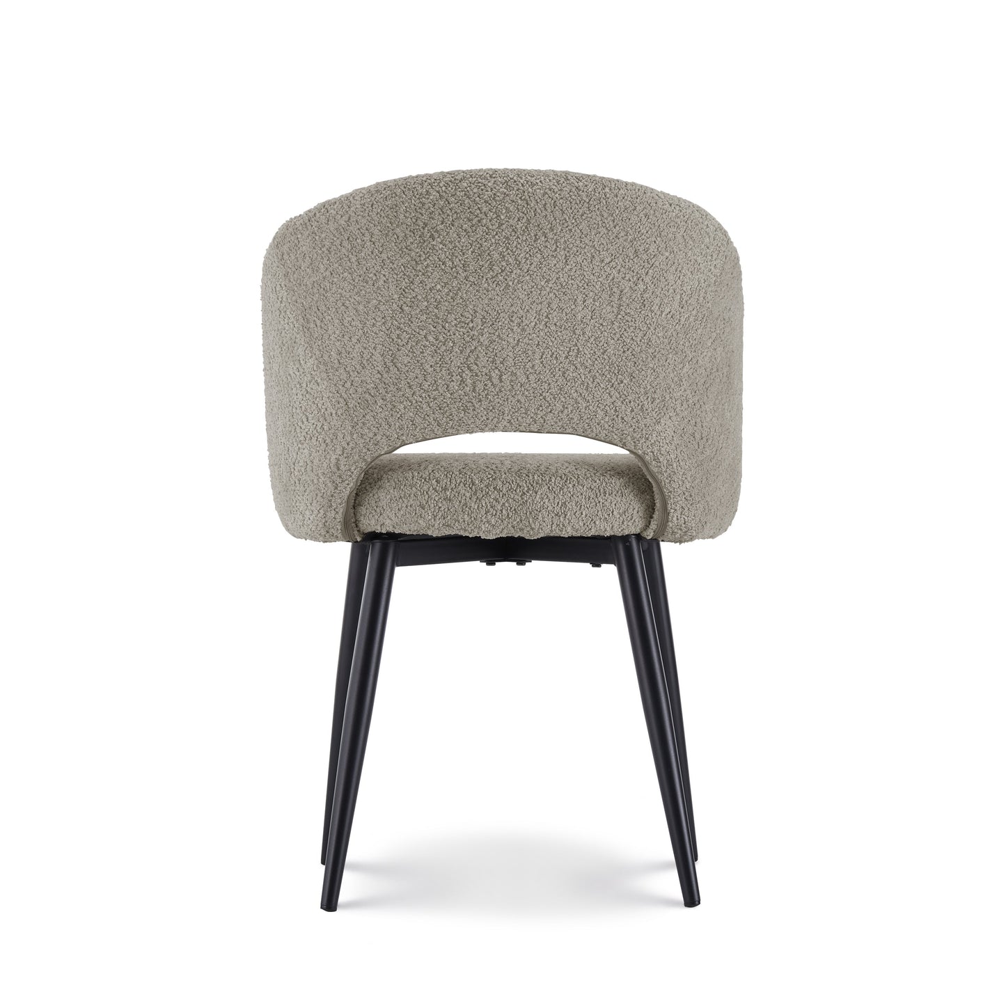 Eetkamerstoel Anna bouclé taupe