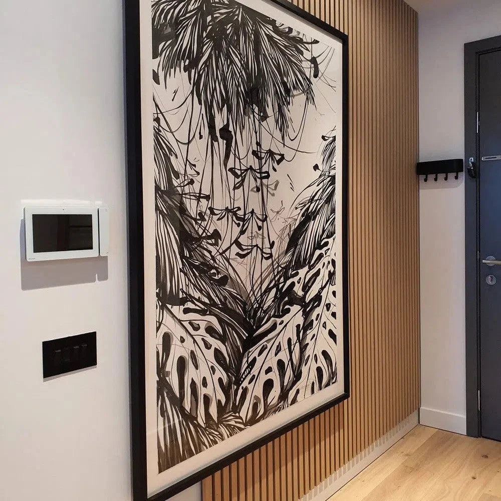 Akoestische Wandpanelen Naturel Eiken-Hout | 240cm x 60cm | 3-zijdig écht houtfineer