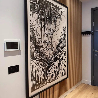 Akoestische Wandpanelen Naturel Eiken-Hout | 240cm x 60cm | 3-zijdig écht houtfineer