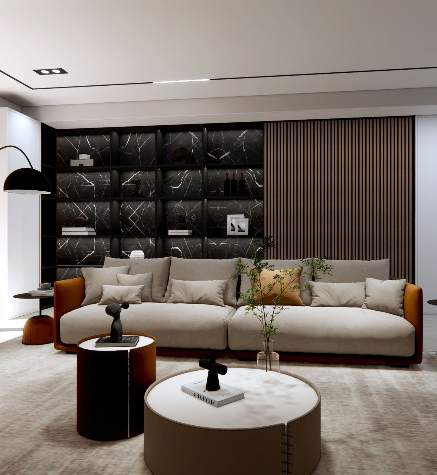 Akoestische Wandpanelen Gerookt Eiken-Hout | 270cm x 60cm | 3-zijdig écht houtfineer