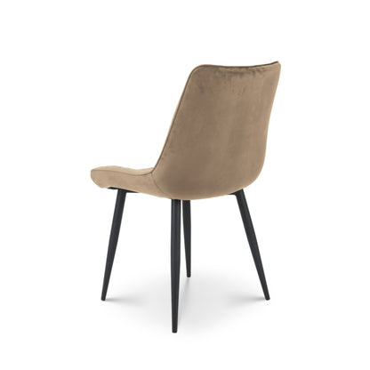 Eetkamerstoel Amber velvet beige